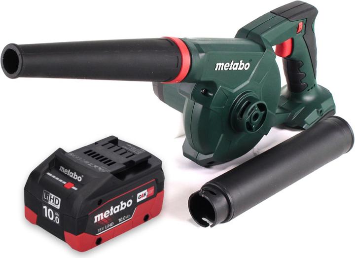 Produktbild Metabo AG 18 Akku Gebläse 18 V + 1x Akku 10,0 Ah - ohne Ladegerät (Akkubetrieb, Laubbläser)