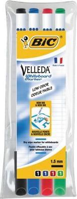Bic Velleda 1721 (Mehrfarbig, 1.50 mm, 4 x)
