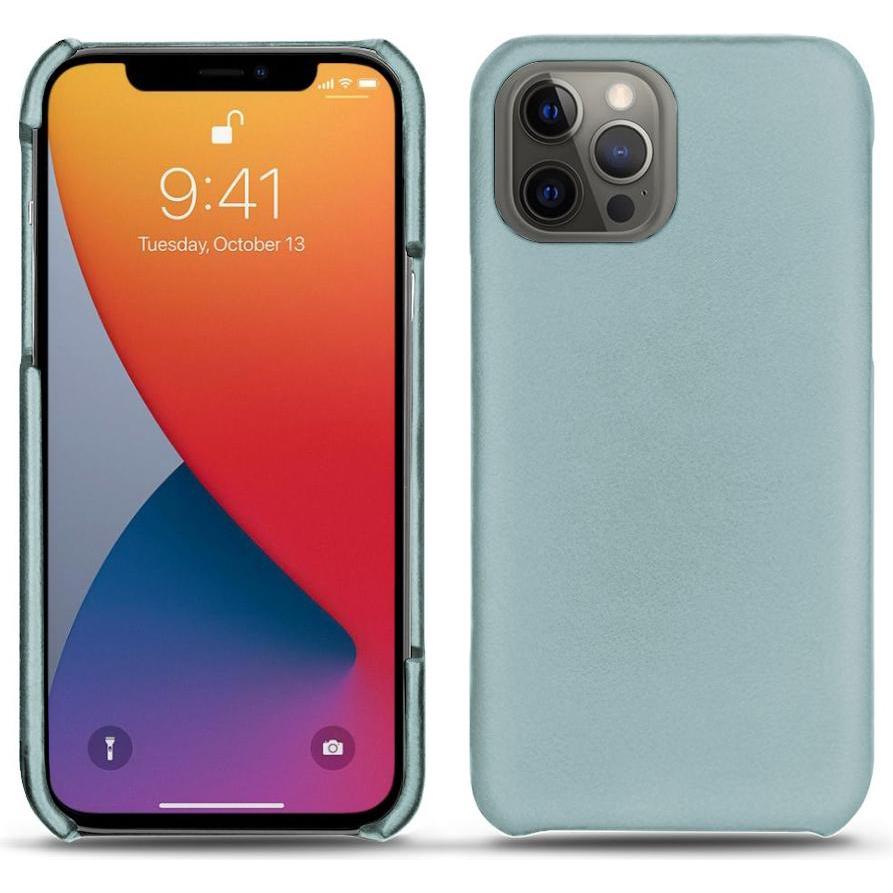 Noreve Lederschutzhülle (Apple iPhone 13 Pro), Smartphone Hülle, Blau