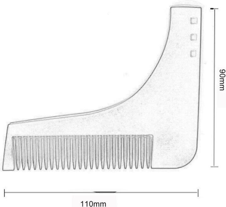 Produktbild Bate Bart Formerkamm-2