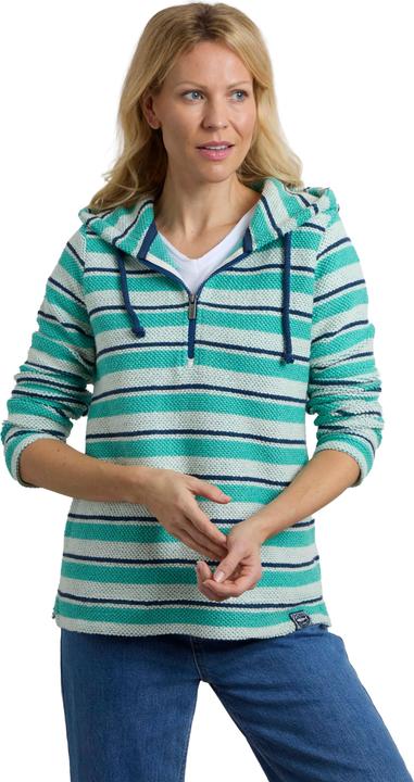 Immagine prodotto Weird Fish Ally Felpa con Cappuccio A Strisce Cerniera ad un quarto Donna (34)