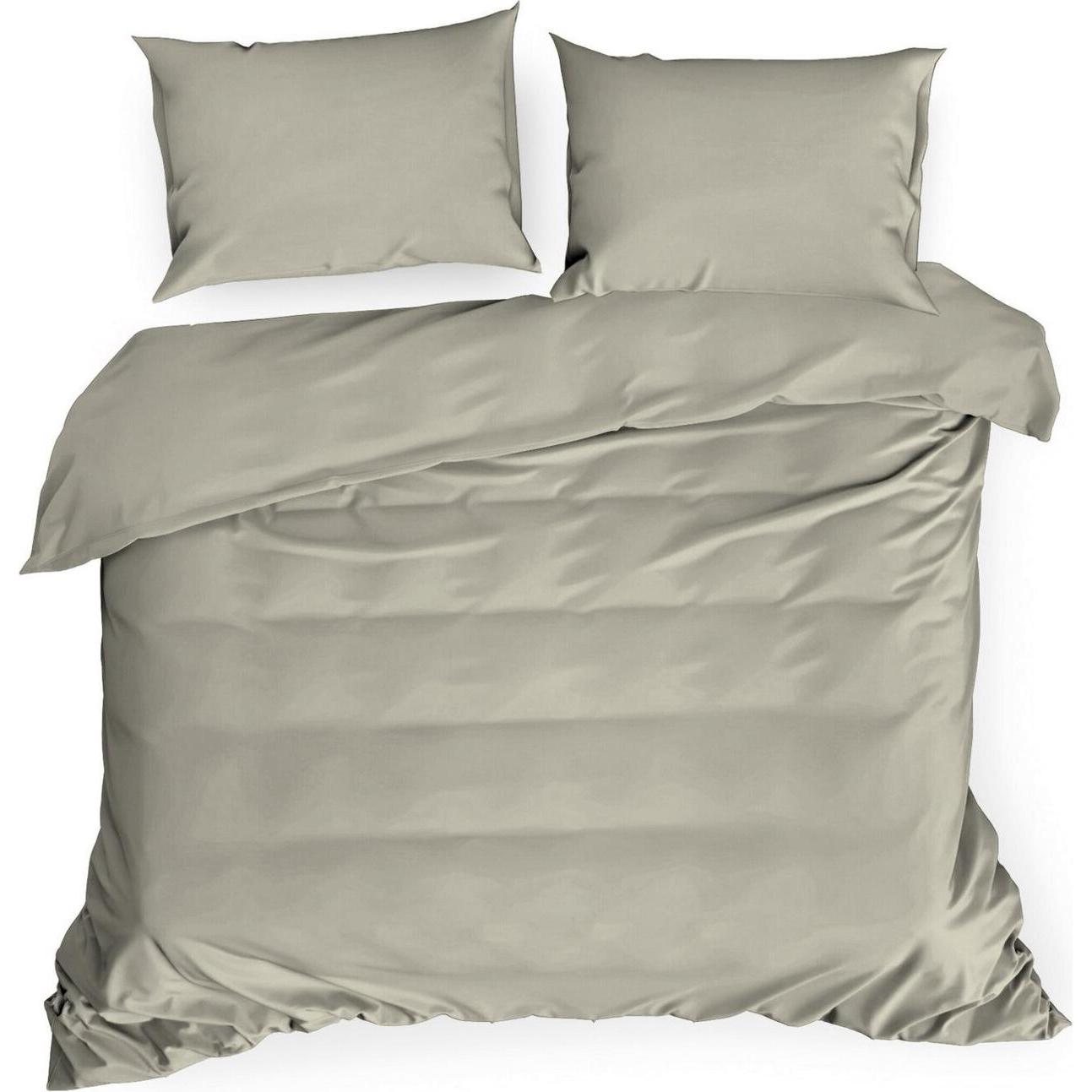 Eurofirany Grigio Biancheria Da Letto, Pos (Copripiumino, 220 X 200 Cm)