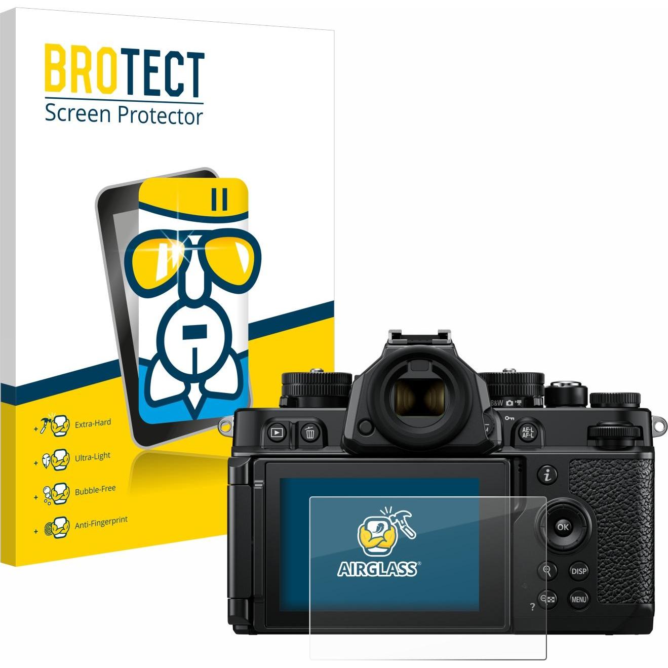 BROTECT AirGlass Panzerglasfolie (Displayschutz), Kameraschutz