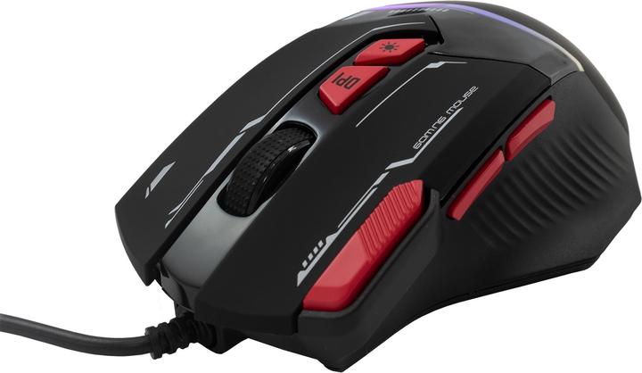 Actual product image Baracuda Gaming Mouse MANTA, 8D, 12800 dpi,Black (BGM-041) (Cable)
