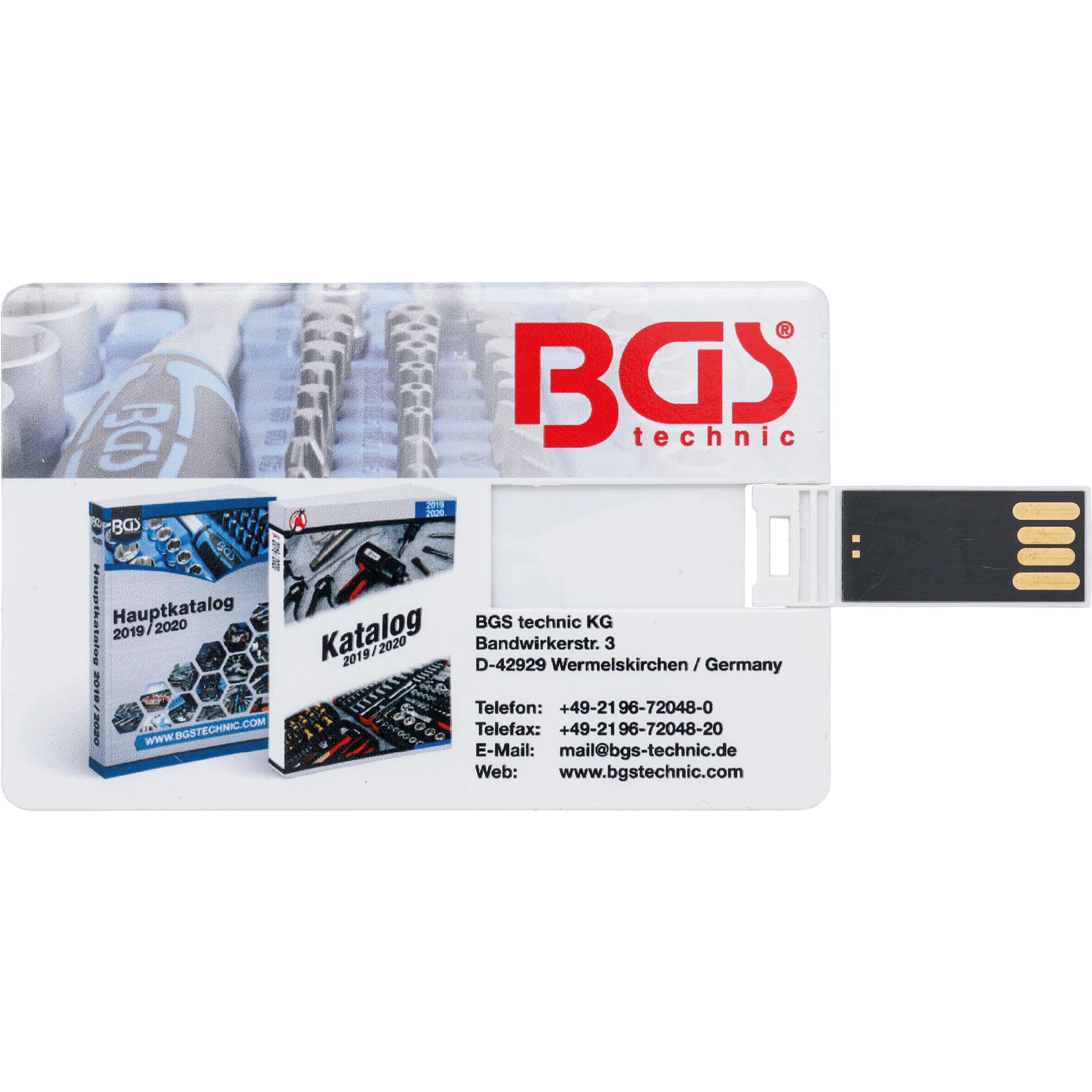 BGS, Feuchtigkeitsmessgerät, USB-Stick 32 GB in Keditkartenformat