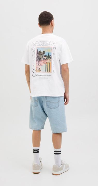Actual product image Jack & Jones Rückenprint Rundhalsausschnitt T-shirt T-shirt (XL)