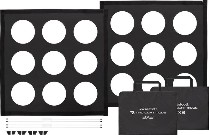 Actual product image Westcott Pro Light Mods 3x3 (2-Pack)