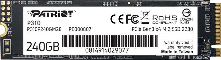 Patriot P310 SSD 240 GB (240 GB, M.2 2280)