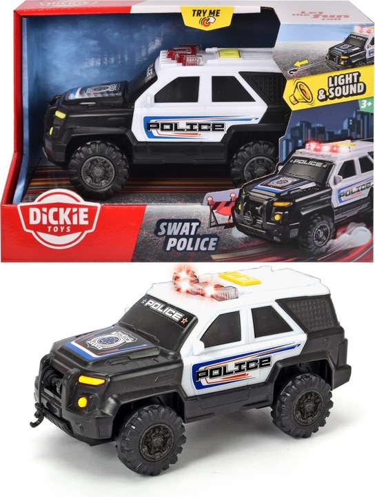 Actual product image Dickie Swat police jeep