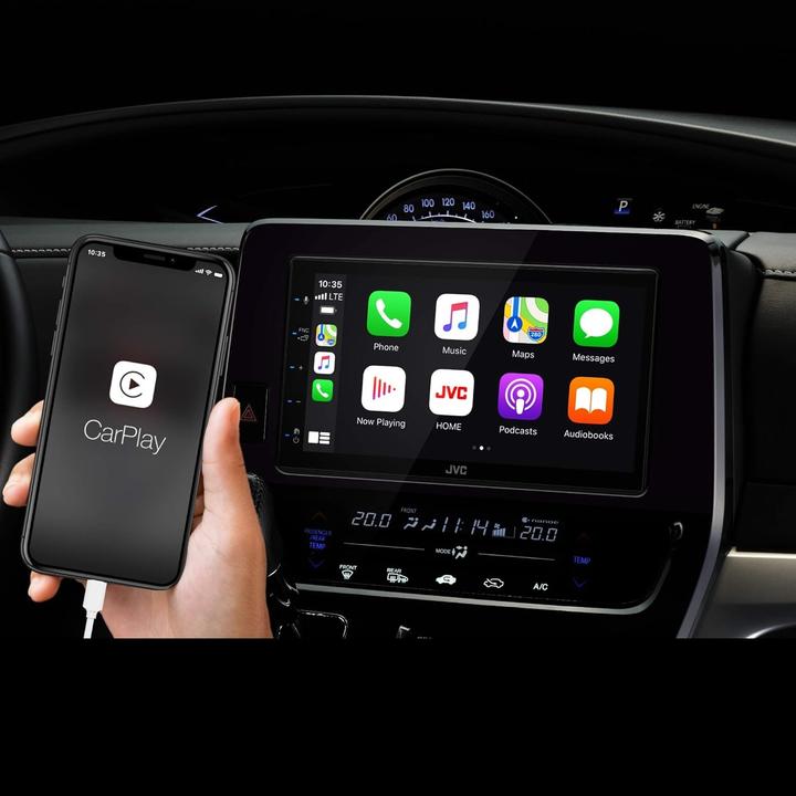 Actual product image JVC KW-M565DBT (Android car, MirrorLink, Apple Carplay)