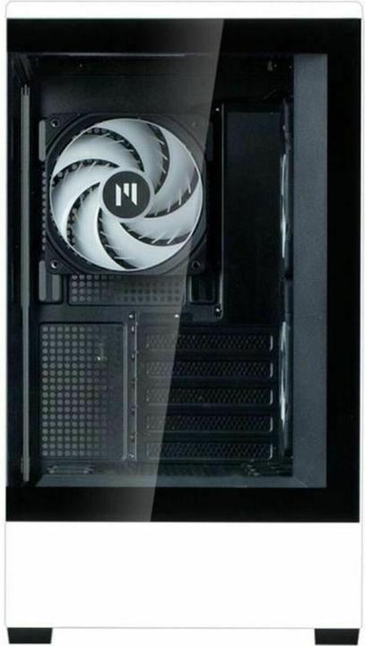 Actual product image Zalman GHE P30 micro-ATX case Tempered Glass Panoramic View - Black/White (mATX, Mini-ITX)