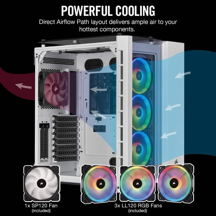 Produktbild Corsair 680X RGB (ATX, mATX, Mini-ITX, E-ATX)