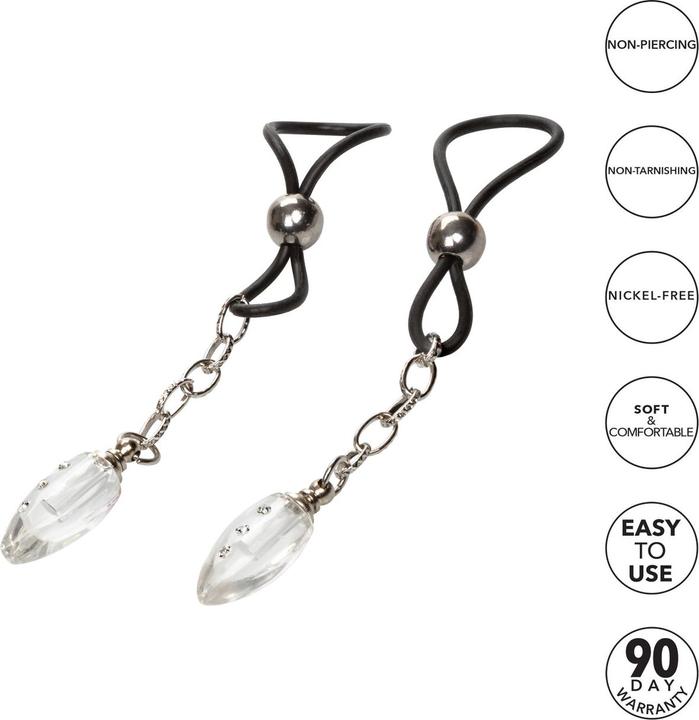 Produktbild CalExotics Nipple Jewel Crystal Teardrop