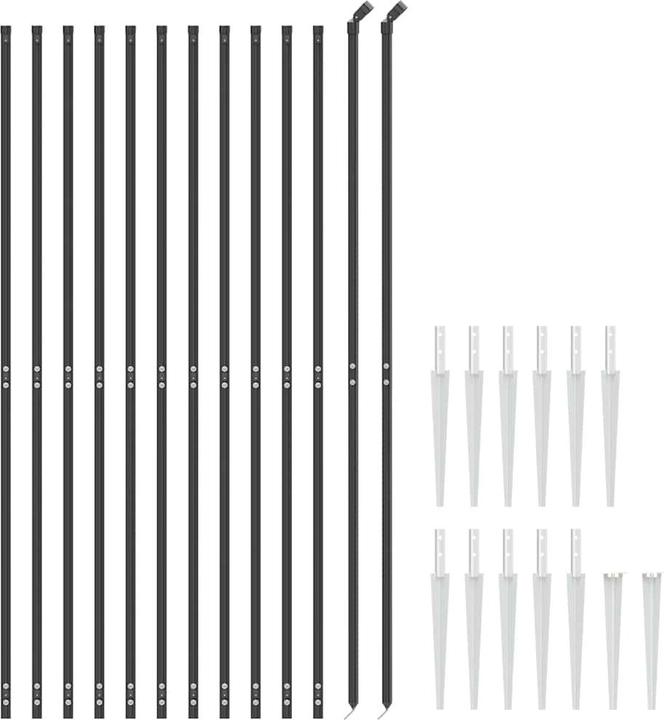 Produktbild vidaXL Maschendrahtzaun