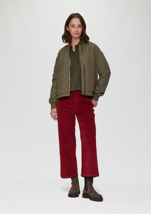 Produktbild S.Oliver Bluse Cordbluse im Relaxed Fit mit Naht-Details (48)