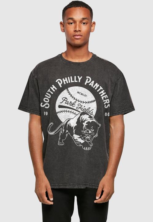 Produktbild Merchcode Park Fields - South Philly Panthers Acid Washed Oversize Tee - 136575 (S)