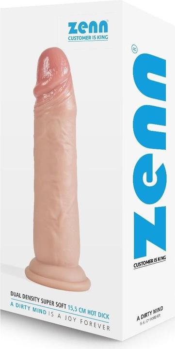 Image du produit Zenn Dual Density Super Soft Hot Dick 15.5cm