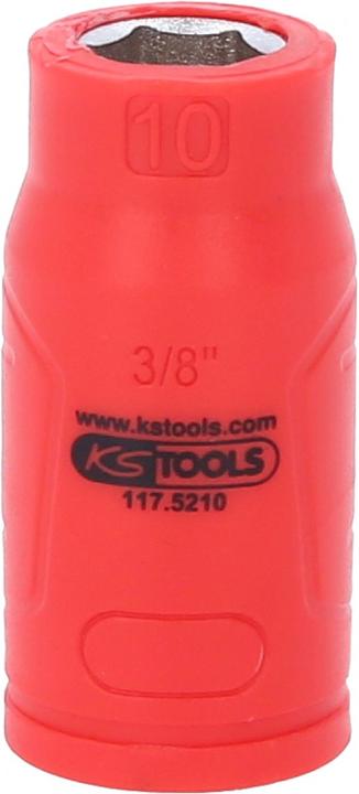 Actual product image KS Tools 3/8" Insulated socket, 10mm ( 117.5210 ) (10 mm)