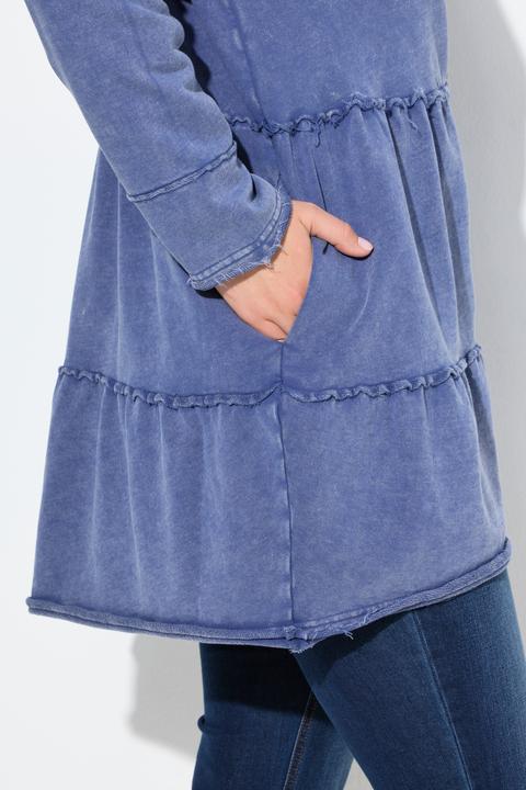 Immagine prodotto Ulla Popken Giacchetta dal taglio lungo e svasato con stile vintage e cappuccio (50, 52)