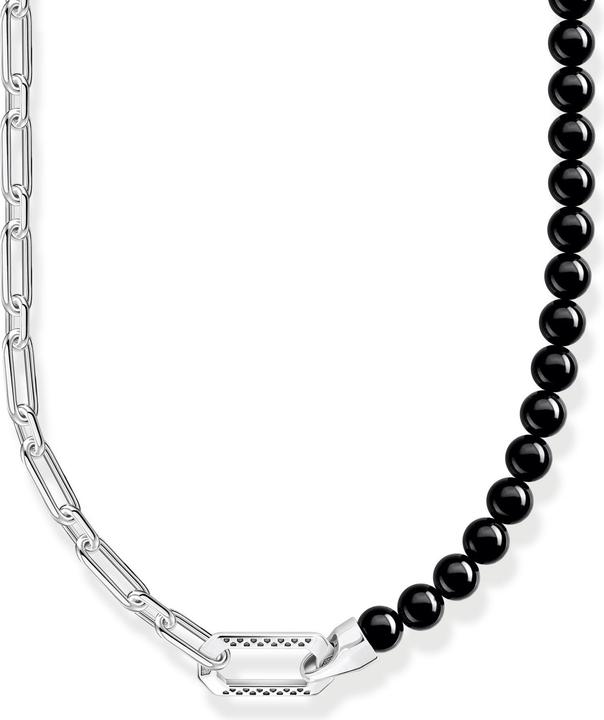 Immagine prodotto Thomas Sabo Catena di perline di onice (Annerito, Argento 925, 50 - 55 cm)