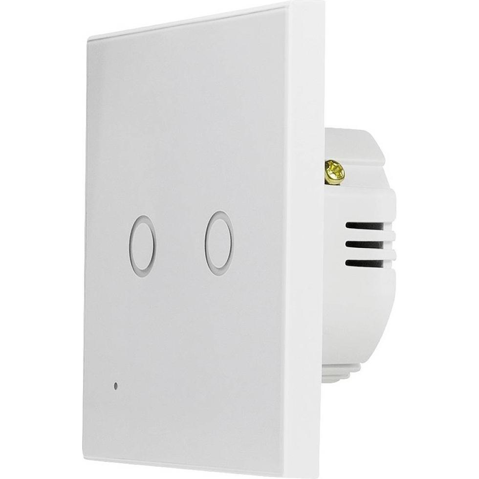 Thumbnail - LogiLink, Lichtschalter + Storenschalter, Smart Home Wi-Fi EU Light 2-Fold