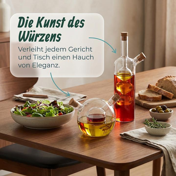 Actual product image Relaxdays 2x oil & vinegar bottles