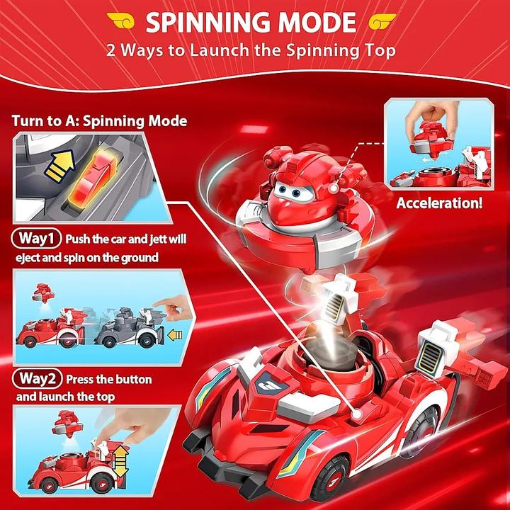 Produktbild Alpha Toys Spinning Jett & Fahrzeug