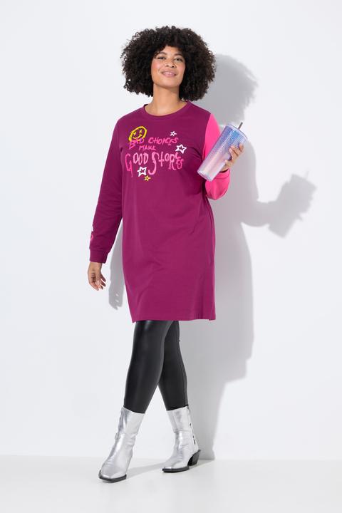 Produktbild Angel of Style Long-Sweatshirt, Loose Fit, 1 Ärmel in Pink (54)