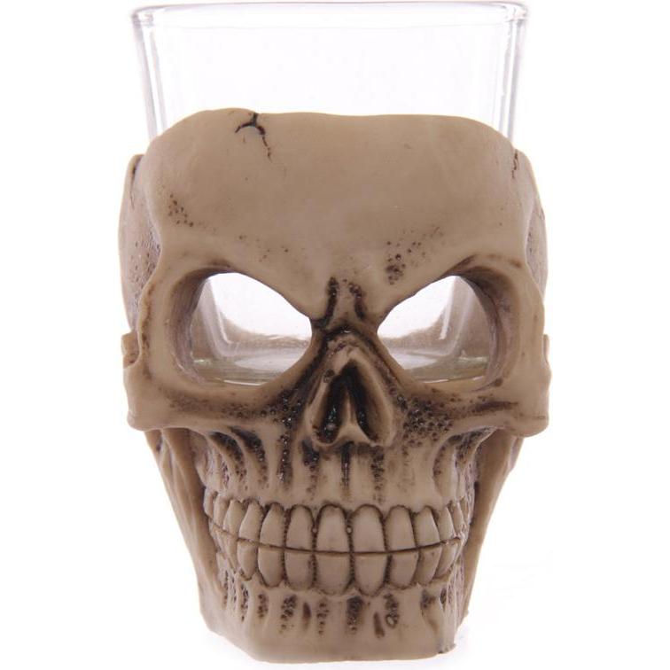 Puckator Gruseliger Totenkopf mini Schnapsglas (23654185)
