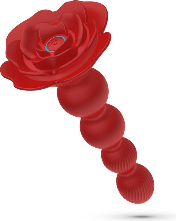 Produktbild Crushious Rosaline - Rotating Anal Rose Plug with Remote Control - Red