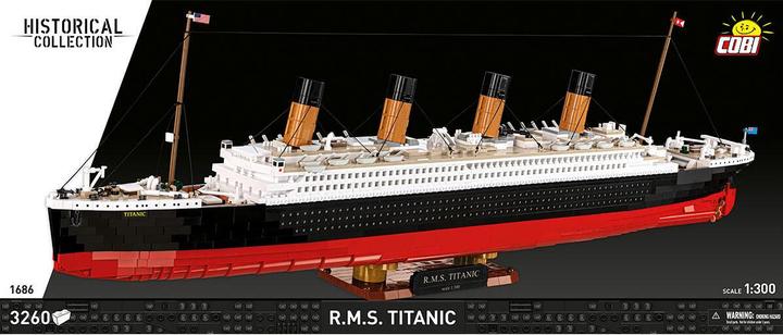 Actual product image Cobi Historical collection R.M.S Titanic