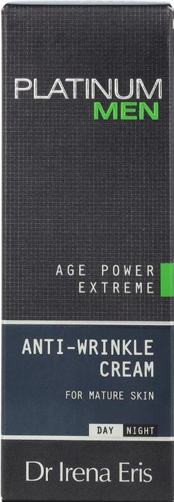 Produktbild Dr Irena Eris Platinum Men Age Power Extreme Anti-Wrinkle Cream Anti-Wrinkle Cream For Scores (50 ml, 24h Creme)