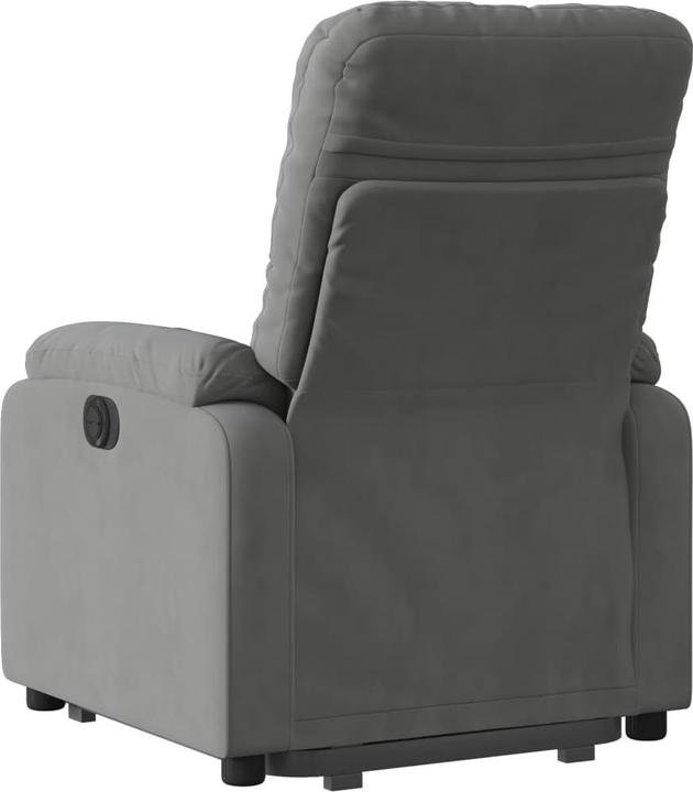 Actual product image VidaXL Relaxing armchair stand-up aid electric microfibre fabric