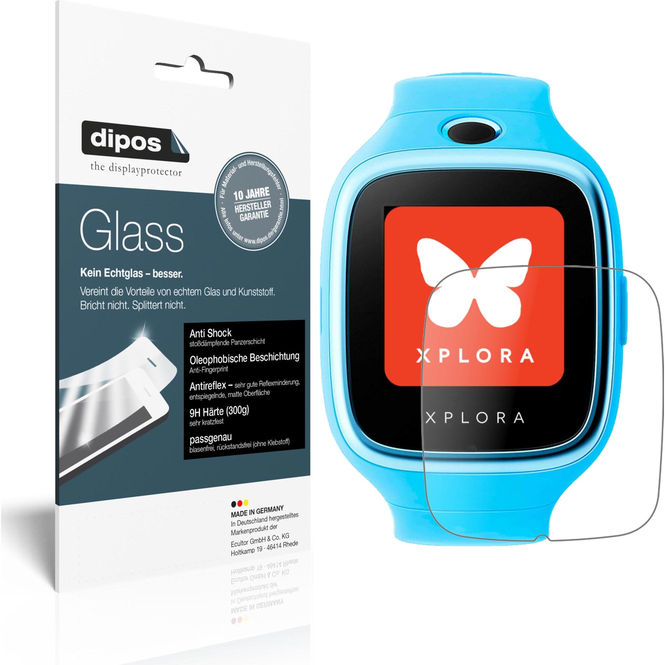 Dipos Displayschutz Anti-Shock, Smartwatch Schutzfolie, Transparent