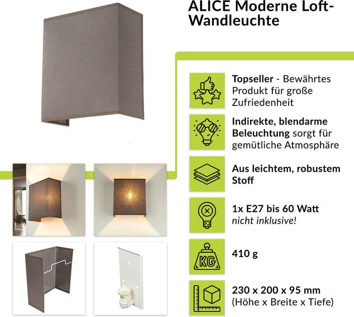 Produktbild Licht-Erlebnisse Alice (E27)