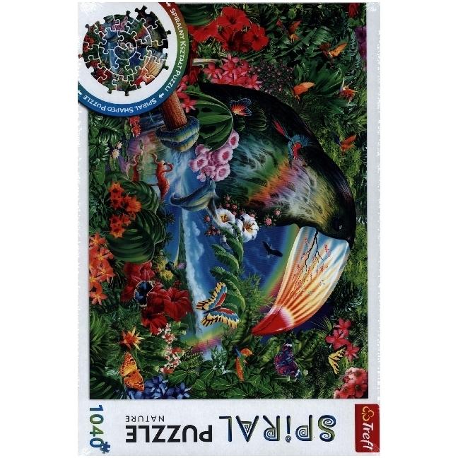 Thumbnail - Trefl Spiral Puzzle 1040? Tropische Tiere (1040 Teile)