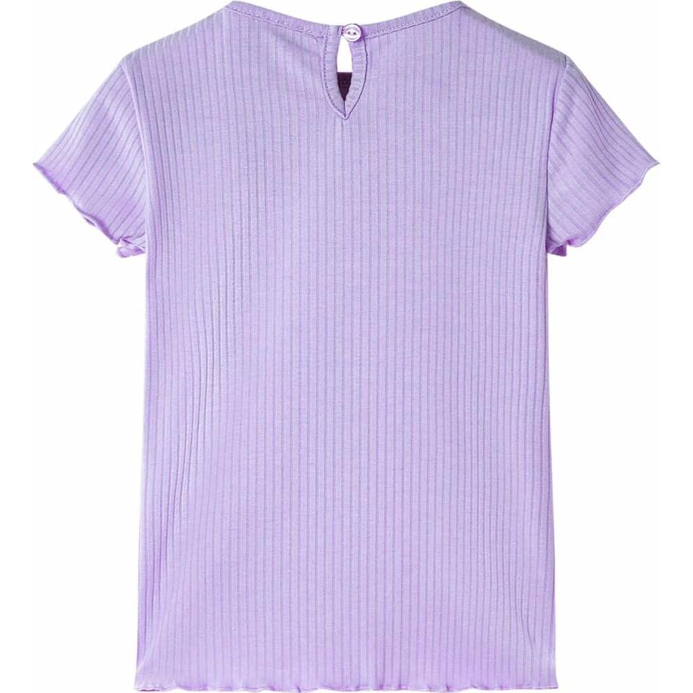 Thumbnail - VidaXL, Unisex, Shirt, Kinder-T-Shirt Lila 128,Material: 95 % Baumwolle. 5, Violett, (128)
