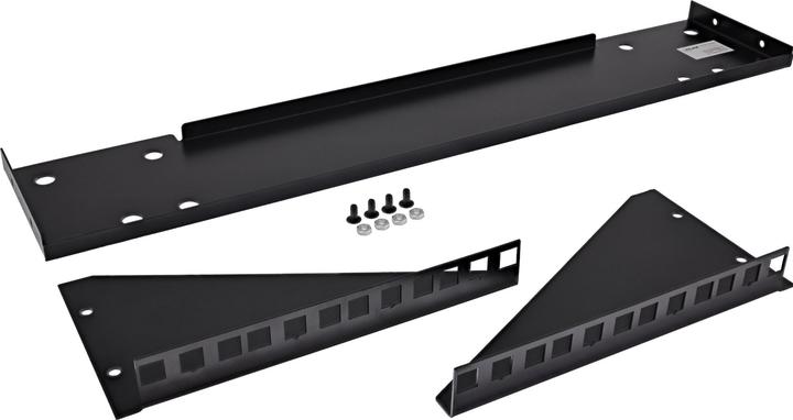 Produktbild InLine 19" Rack zur Untertisch-Montage, 4HE, schwarz