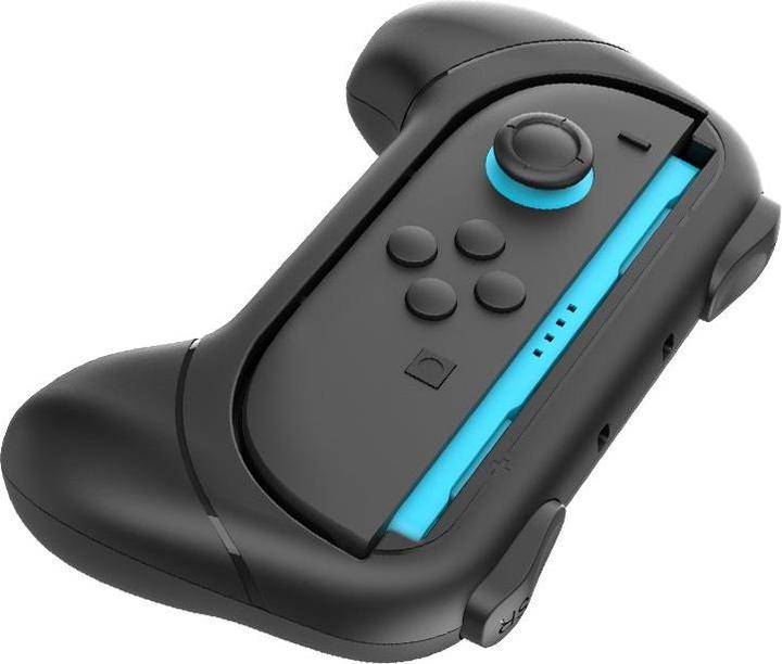 Actual product image iPega SW2055D Grip for JoyCon Controllers Nintendo Switch 2 Black (Switch)