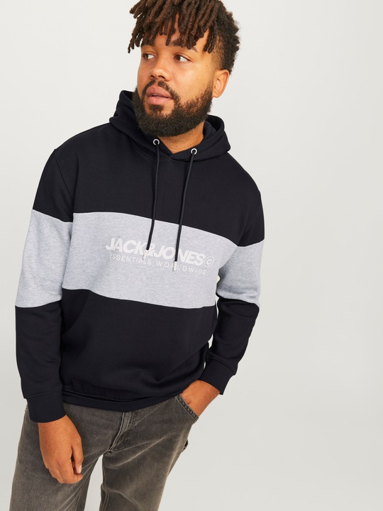 Actual product image Jack & Jones Jjelegacy Blocking Sweat Hood Noos Pls (4XL)