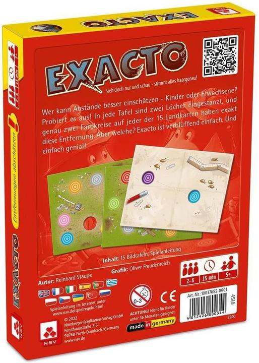 Actual product image NSV 4510 - EXACTO - children's game (German, 2 - 6 Players)