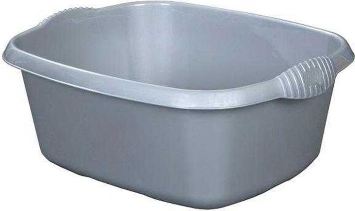 Actual product image Universal Textiles Casa Rectangular Washing Up Bowl Silver 39cm (1 pcs.)