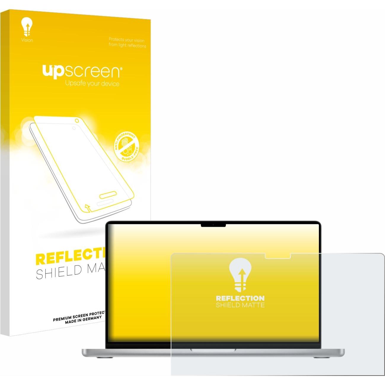 upscreen Schutzfolie Displayschutz Displayschutzfolie Folie Matt Entspiegelungsfolie (14"), Notebook Schutzfolie