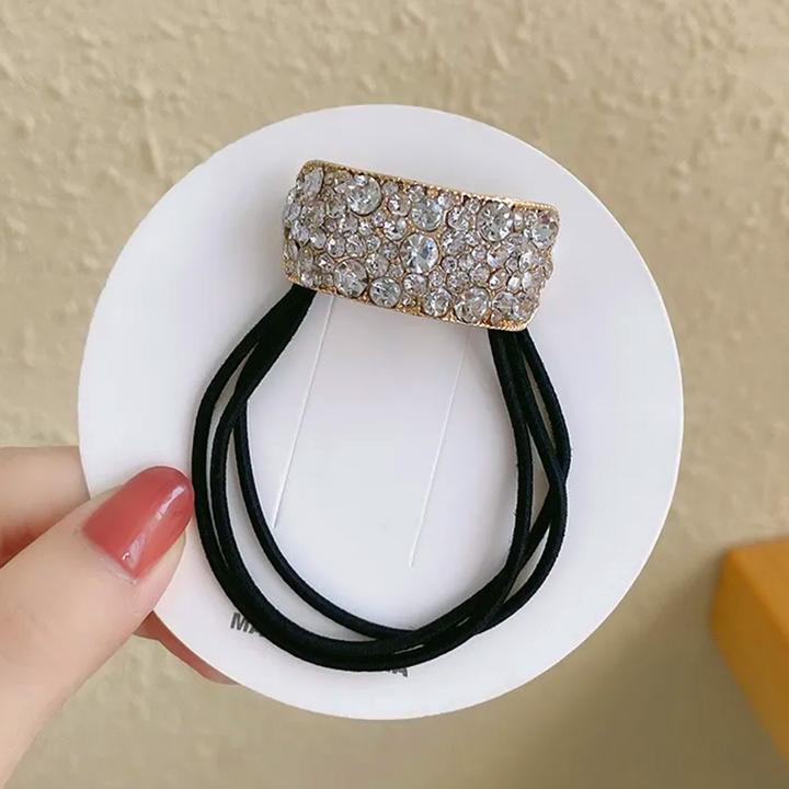 Immagine prodotto Avizar Haargummi mit Strassmanschette (Elastico per capelli)