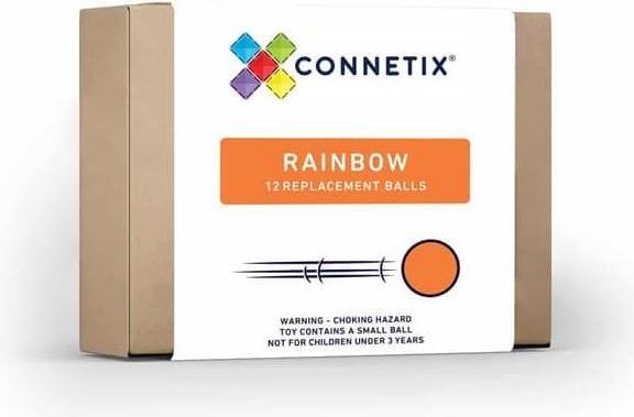 Connetix CON-EU-12B - 12 Pc Rainbow Replacement Ball Pack