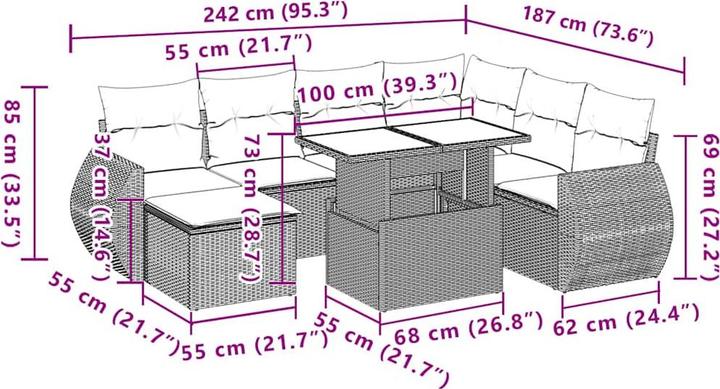 Produktbild vidaXL Hannah