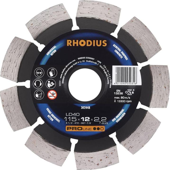 Produktbild Rhodius Diamant-Trennscheibe segmentie