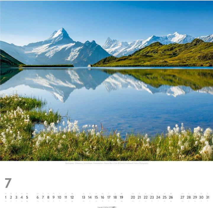 Produktbild Schweiz Kalender 2026 - Schönste Landschaften und Ansichten (48 x 46 cm, Harter Einband, Deutsch)