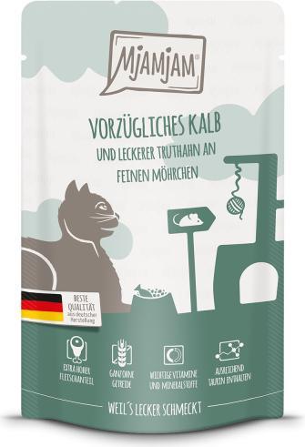 Produktbild Mjamjam Köstliches Pferd an gedämpftem Kürbis (Adult, 12 Stk., 1500 g)