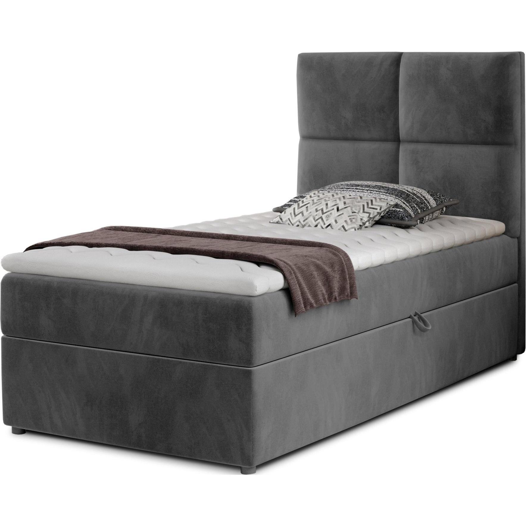 ELTAP, Bett, Rivia mit Stauraum (90 x 200 cm)